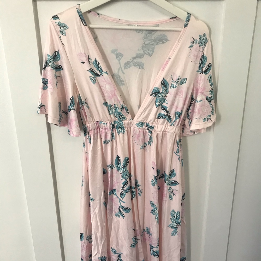 Silky Maternity Dress